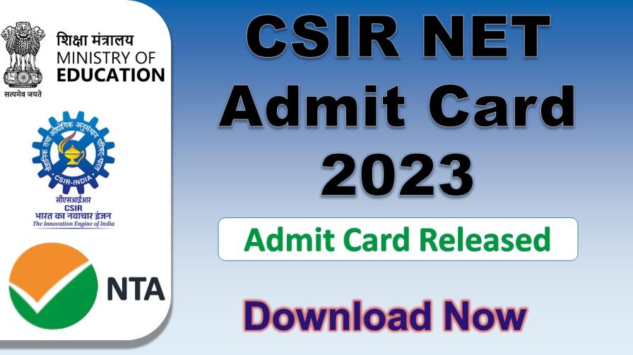 CSIR NET Admit Card