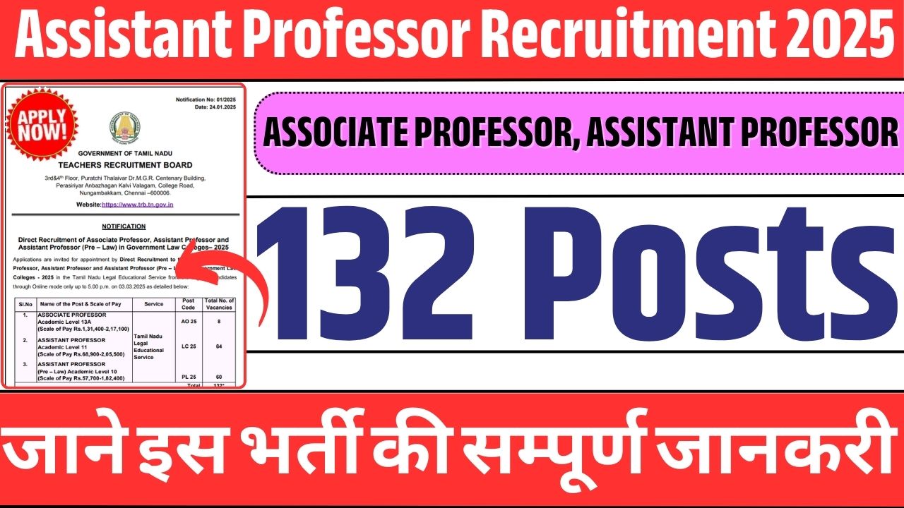Assistant Professor Recruitment 2025