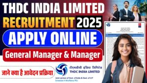 THDC India Limited New Vacancy 2025: THDC Apply for Executive and Engineer Posts Apply Now