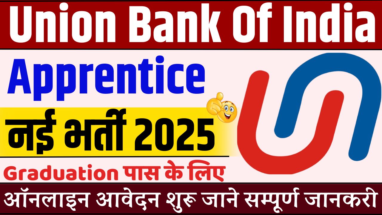 Union Bank Of India Apprentice Vacancy 2025