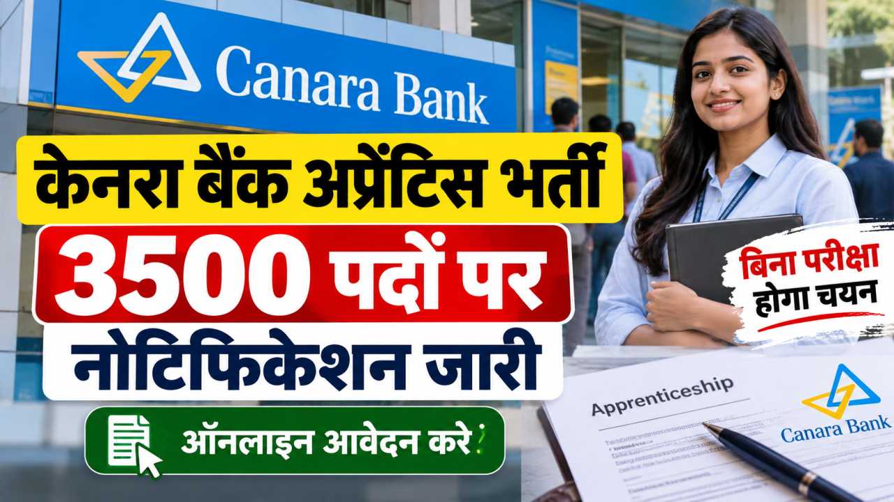 Canara Bank Apprentice Recruitment