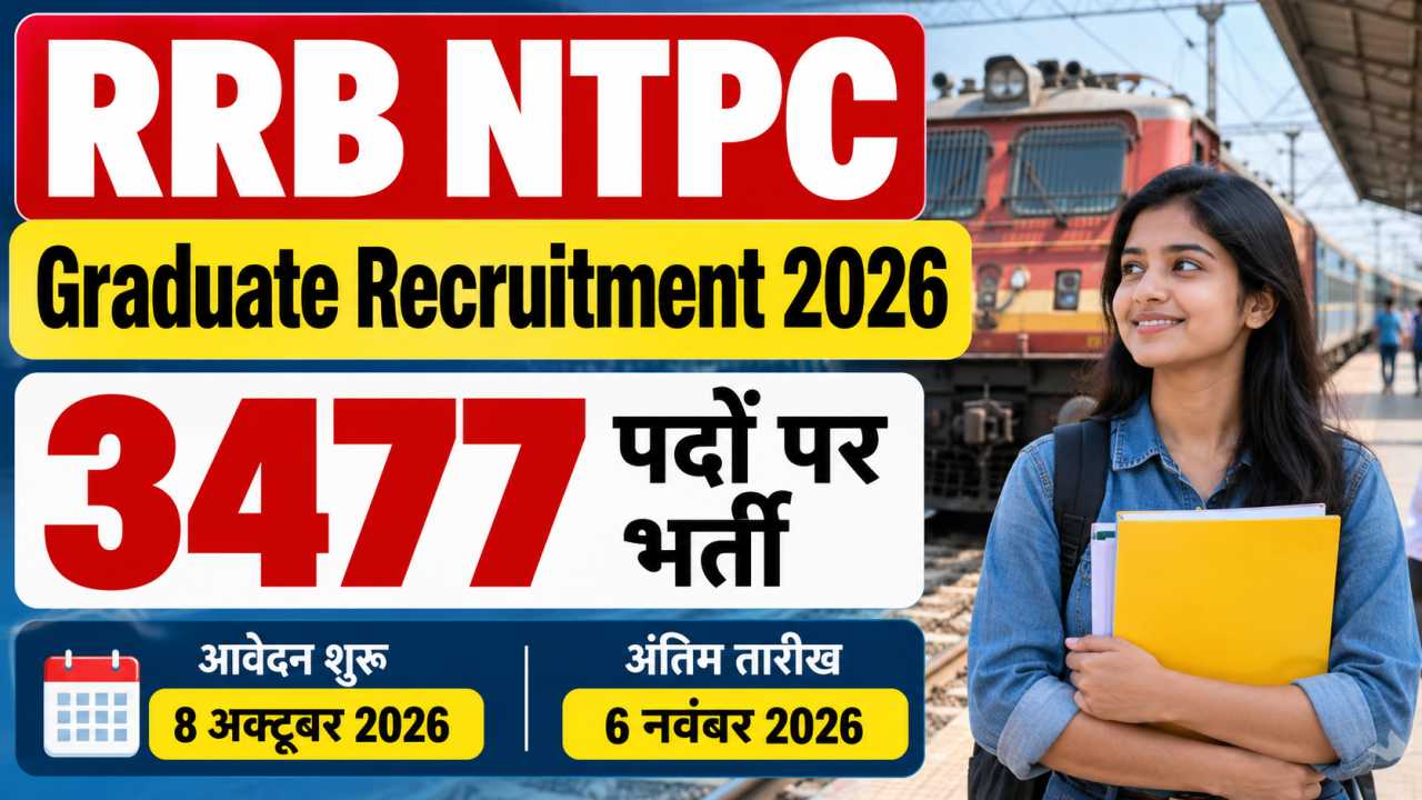 RRB NTPC Graduate Recruitment 2026