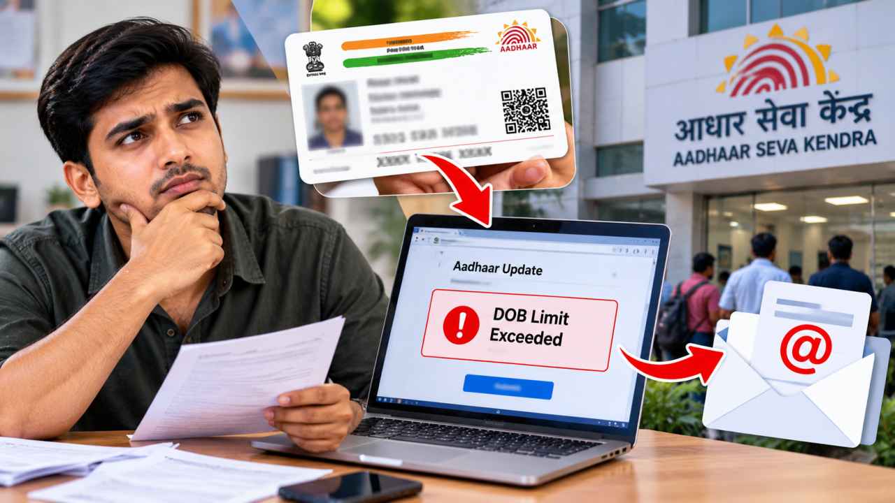 Aadhaar DOB Limit Exceeded