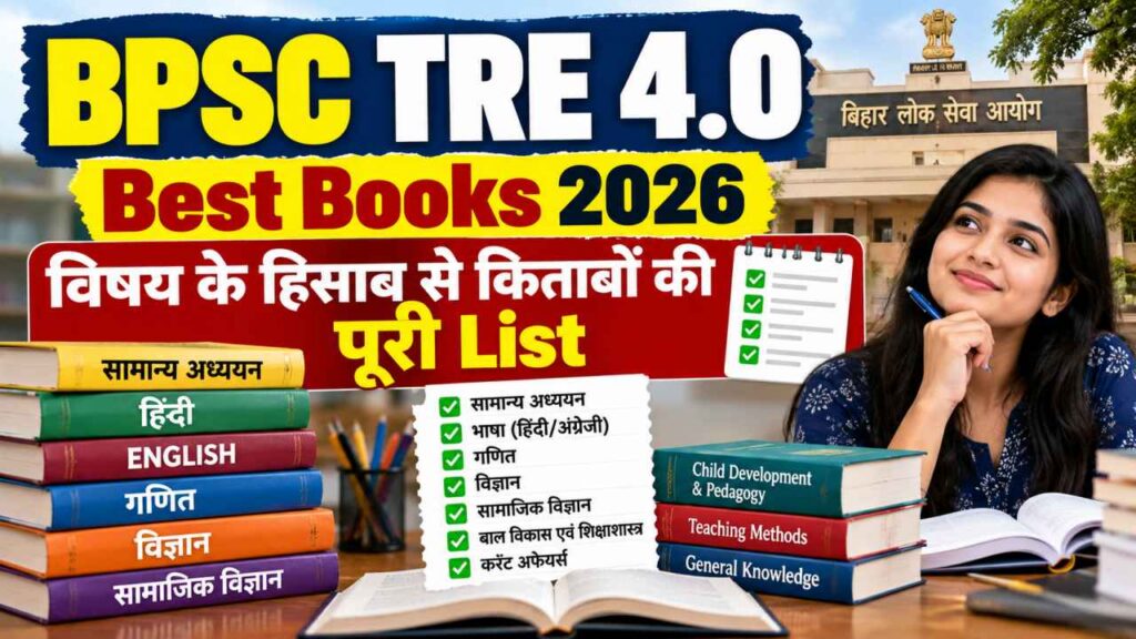 BPSC TRE 4.0 Best Books 2026