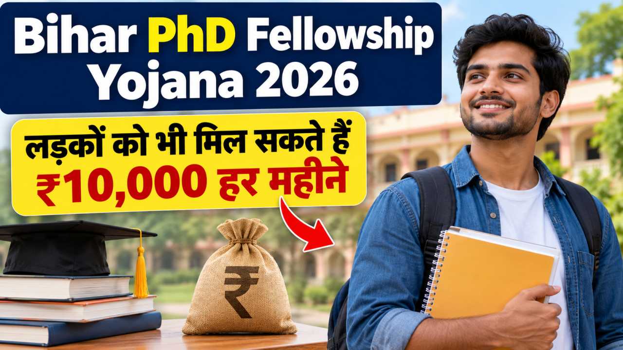 Bihar PhD Fellowship Yojana 2026
