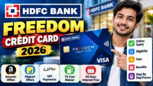 HDFC Freedom Credit Card 2026: Eligibility, Fees, Benefits और Online Apply करने का पूरा तरीका
