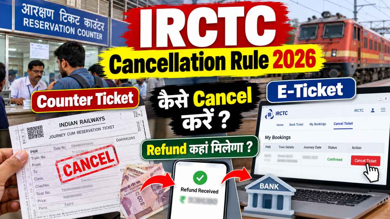 IRCTC Cancellation Rule 2026